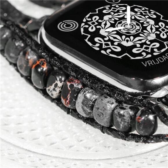 NEW Black Boho Apple Watch Bracelet Band main image 5